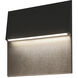 Dawn LED 9 inch Matte Black Wall Sconce Wall Light